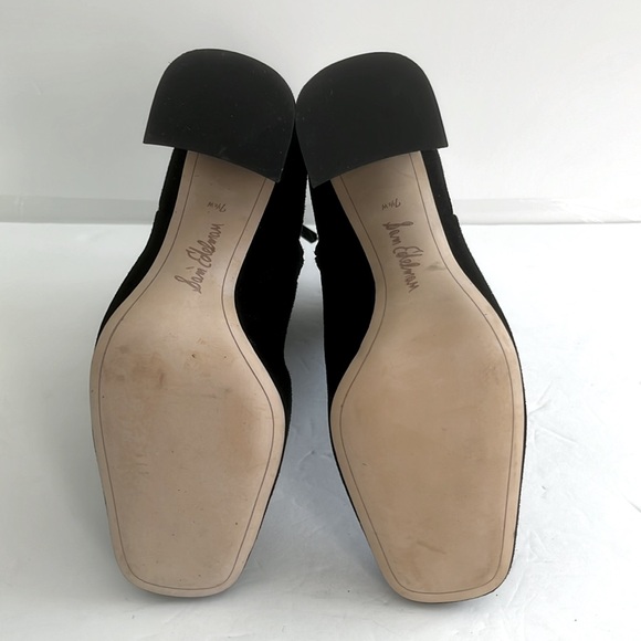 Sam Edelman Women Codie High Block Heel Suede/Leather Booties Shoes Size 7.5 NIB - Picture 13 of 14